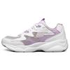 DLites Airy Wing Shoes Mesh Synthetic Leather Casual Low-Top Dad Shoes Women Sneaker Lavender 896005-WLV