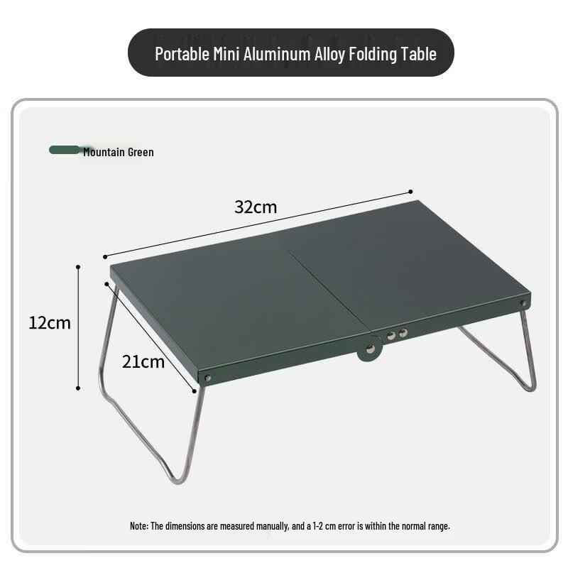 OIMG Ultralight Portable Aluminum Folding Outdoor Table