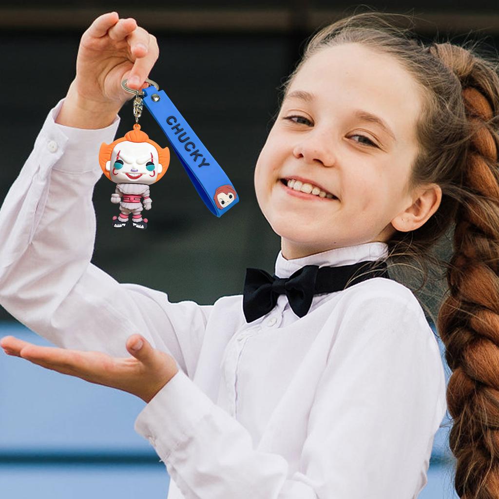 Horror Series Car Key Bag, Backpack Keychain