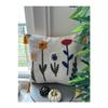 2pcs Throw Pillow Covers With Punch Embroidery