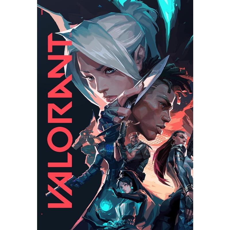Video Game V-Valorant Cool Poster Prints Wall Art Canvas Painting Print  Wall Art Picture for Bedroom Living Room Home Decor
