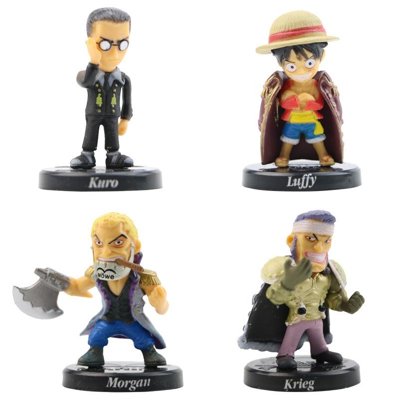 12Pcs/Set Monkey D. Luffy Nami Boa Hancock Roronoa Zoro Action Figures Model Toy