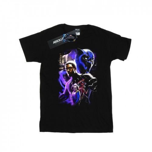 Marvel Mens Black Panther Character Montage T-Shirt