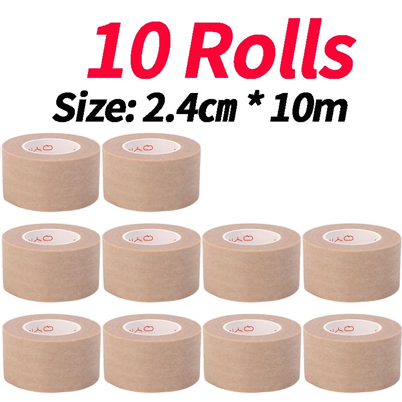 1-10Rolls Ultra Thin and Invisible Non Woven Fabric Fixation Tape Professional Anti-allergy Makeup Tool Eyelashes Extension Tape