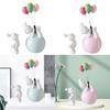Balloon Bunny Figurine, Funny Tabletop Ornaments for Living Room TV Stand Bookshelf Arrangement Desktop