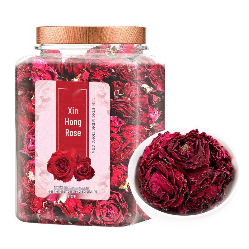 First Flush Red Rose Flower and Herb Tea, 80g Jar