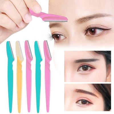 3/6Pcs Eyebrow Razor Eyebrow Trimmer Hair Remover Set Women Face Razor Eyebrow Trimmers Blades Shaver For Makeup Cosmetic