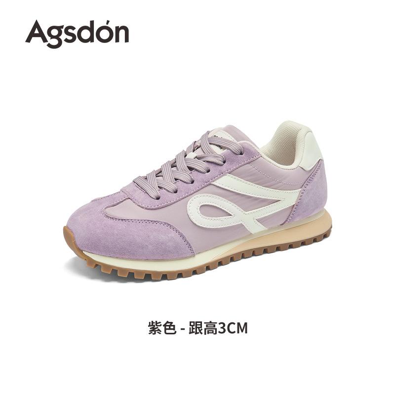 Augustine Pink Ballet Training Shoes Women's 2025 New Autumn Flat Baseplate Shoes Sports and Leisure Forrest Gump Shoes