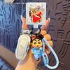 Genuine Crayon Shin-chan Kung Fu Keychain Backpack Pendant Anime Doll