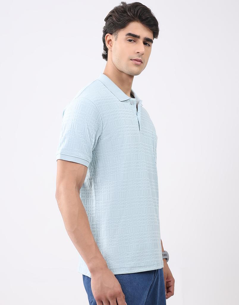 Monte Carlo Men's Collar Half Sleeve T-Shirt