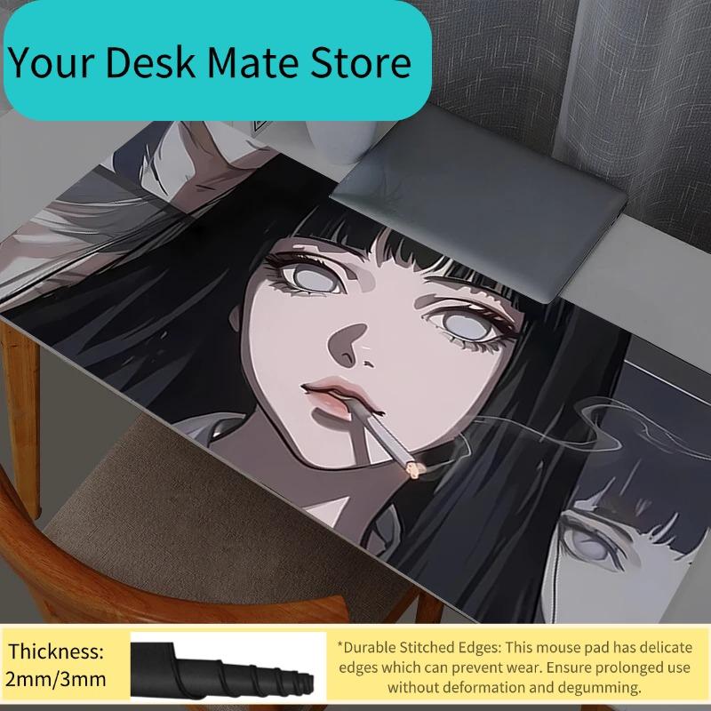 Naruto Hyuuga Hinata Mouse Pad Large XXL PC Desk Mat Gamer Office Carpet Keyboard Table Mouse Pads Gaming Accessories Mousepad