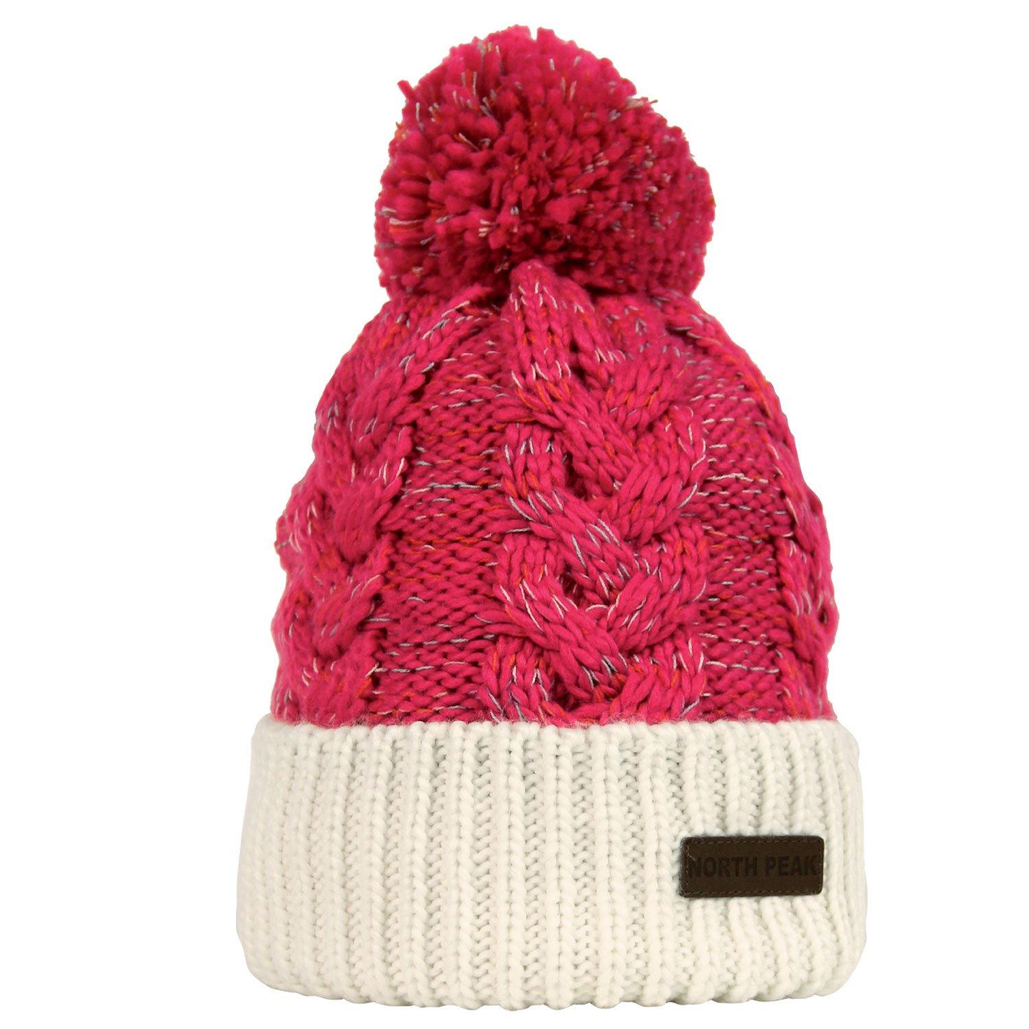 

Шапка бини North Peak NP-9377 MIXPK с помпоном, один размер подходит всем