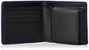 Wallet Bill Compartment S Navy Deerskin X Black Lacquer Dragonfly Pattern [Indenya] Bi-fold Men's 2008-4-008
