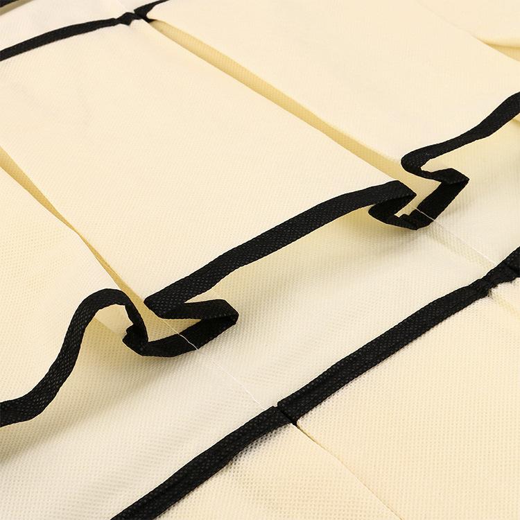 Home Daily Shoes Behind the Door Storage Bag Sundries Wall Hanging Bag Wardrobe Fabric Multi-layer Hanging Storage Bag