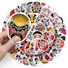 Peking Opera Huadan Face Painting Stickers: 60 Waterproof Chinese Style Graffiti Decals for Suitcases, Skateboards, Cars, and Phones