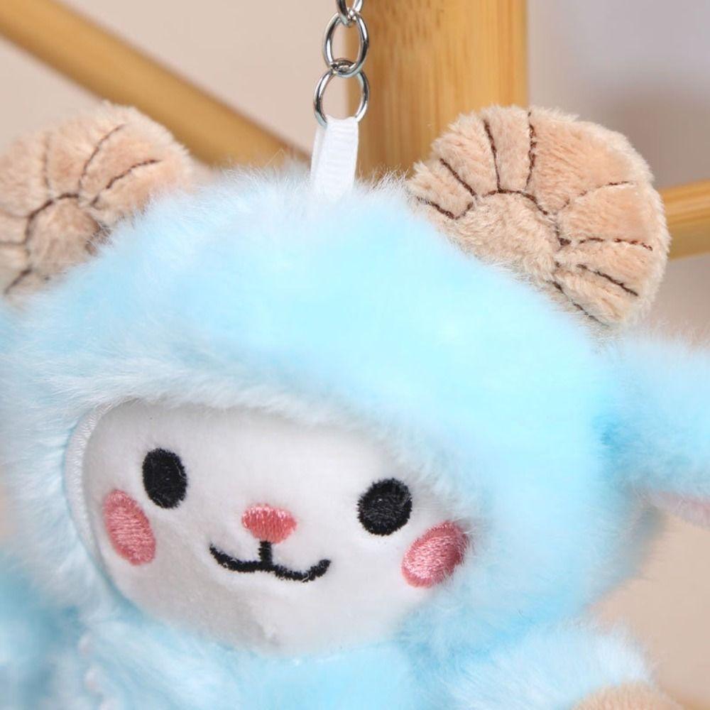 PP Cotton Plush Pendant Soft Plush Sheep Doll Portable Bag Charm  Key Accessory