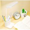 "Multifunctional Desk Lamp with Eye Protection, Touch Dimming, Reading Light, Pen and Phone Holder, and Dormitory Charging"