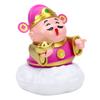 Caishen Statue Solar Powered Auto Shaking Tsai Shen Yeh Figurine Wealth Fortune Statue for Home Store   Car