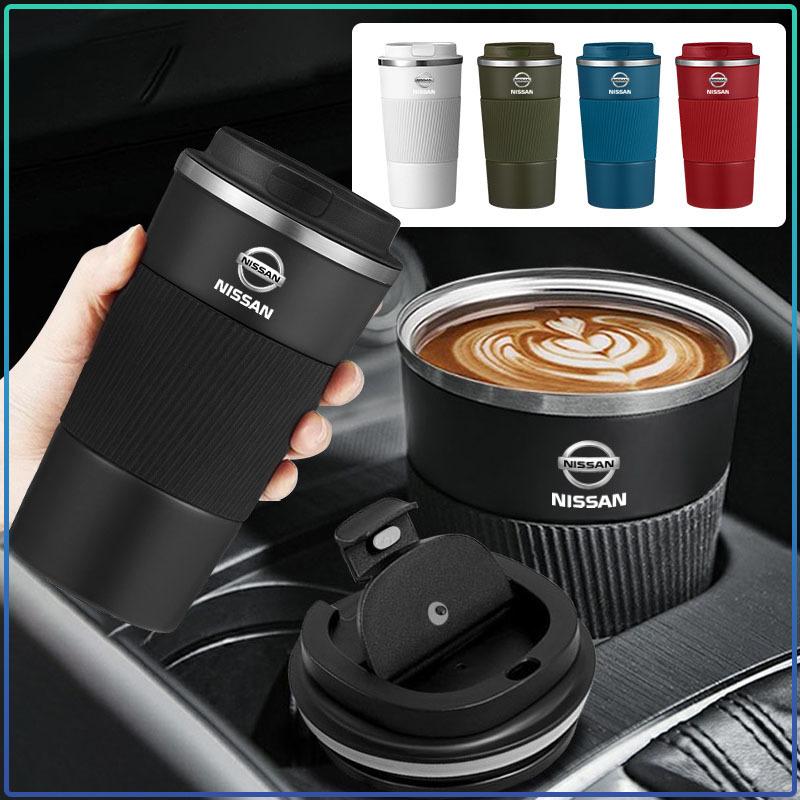Tasse Thermos à Café en Acier Inoxydable 304 pour Voiture Anti-Fuite Antidérapante Pour Nissan juke leaf micra k12 note patrol qashqai j11 j10 tiida versa xtrail