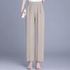 Pantalones Rectos de Verano para Mujer Ropa Tallas Grandes Casual Cintura Alta Pantalones Largos