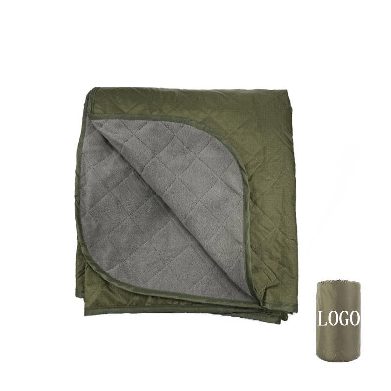 Waterproof Polar Fleece Camping Blanket: Windproof, Thick, Portable Picnic & Nap Mat