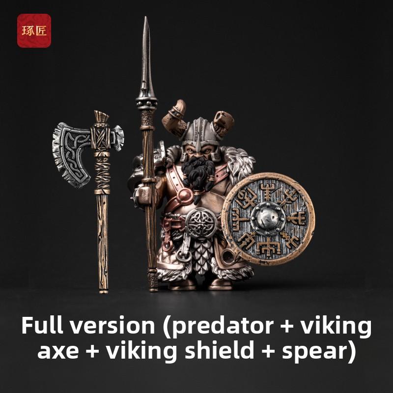 Craftsman Black Knight Ornament Guofeng Original Metal Assembling Model Figure Decompression Toy Magnetic Mecha Figure