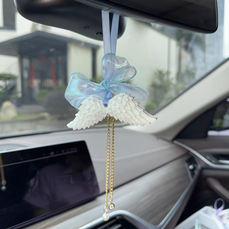 

1pcAngel Wings Car Air Freshener Hanging Decoration Bathroom Bedroom Wardrobe Aroma Plaster Pendant Diffuser Stone Wedding Gift синій