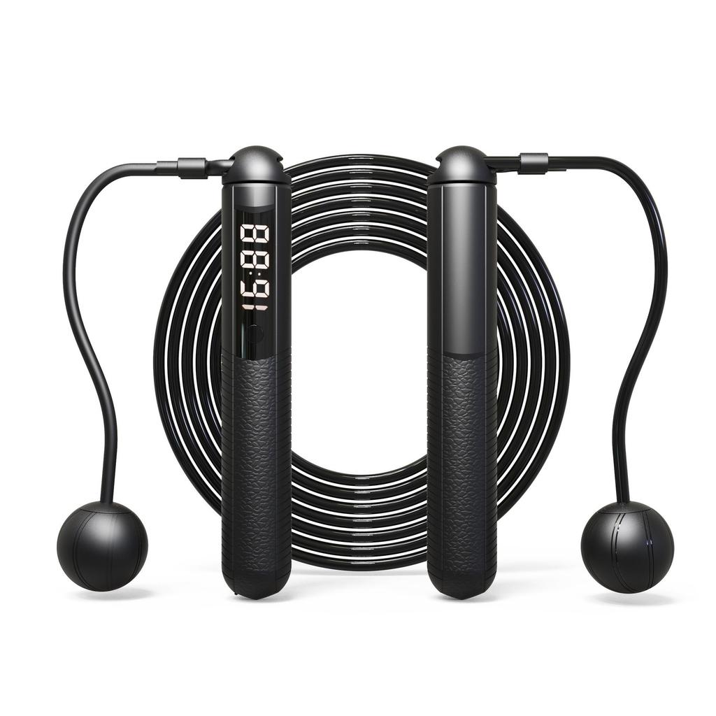 Moyue Rechargeable Smart Bluetooth Jump Rope with APP & Cordless Steel Wire Weights