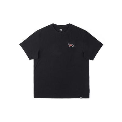 T-shirt à Manches Courtes Pull à Col Rond Imprimé Lettres Logo Confortable Hauts pour Homme Noir LMT0081194LE00FK11000