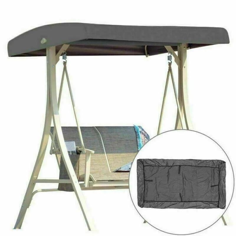 Replacement Canopy for Swing Seat 3 Seater Sizes Garden Hammock Cover  Outdoor Hanging Chair Swing Seat Covers