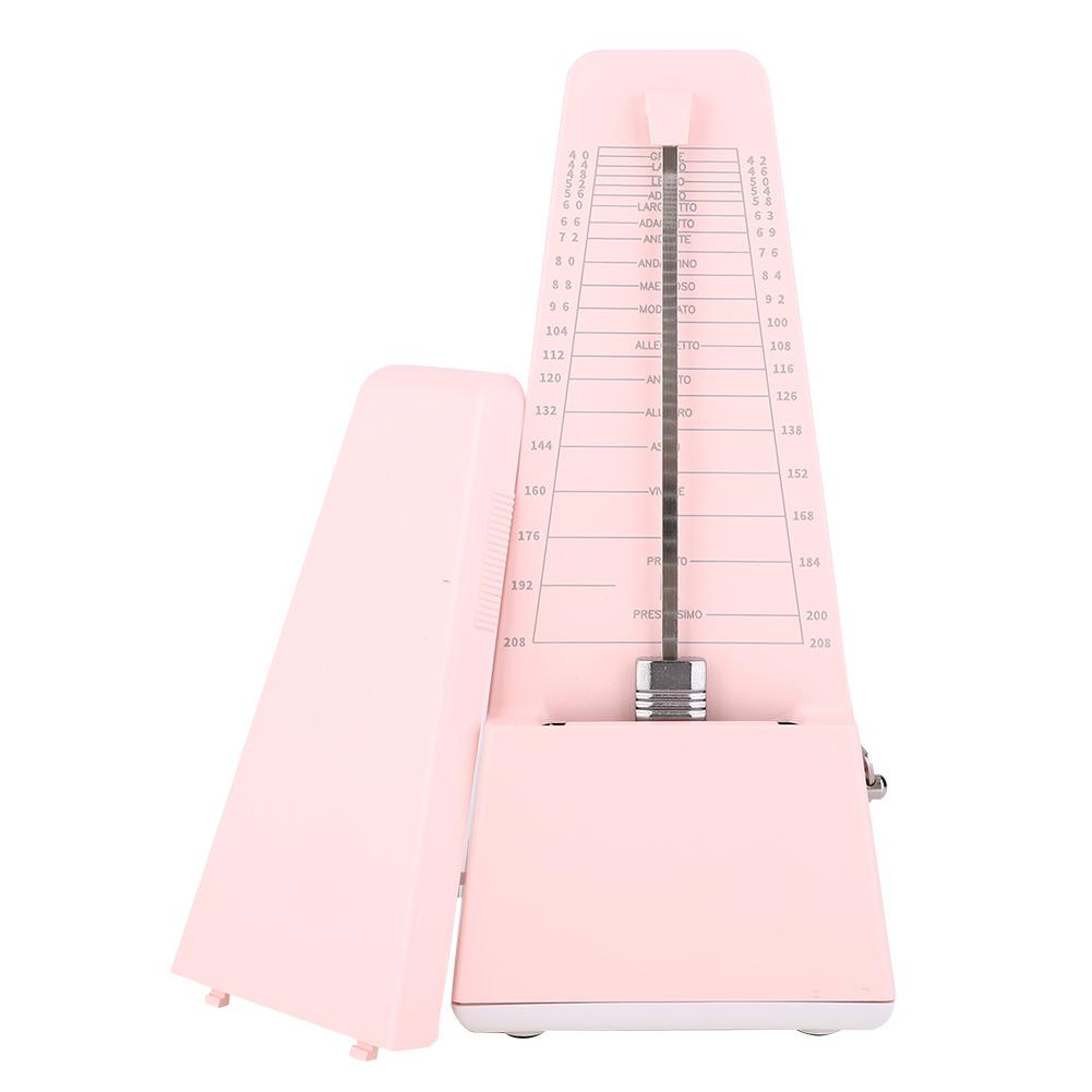 Metronome Metal Mechanical Core Violin Piano Guitar Musical Instrument AccessoriesPink
