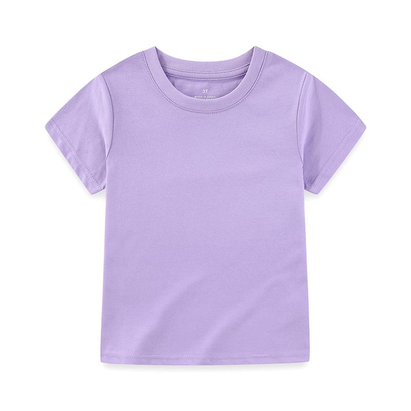 KIDDIEZOOM Modisches und bequemes kurzärmeliges T-Shirt für Säuglinge und Kleinkinder, Jungen und Mädchen, 100 % reine Baumwolle, weiche Neugeborenenkleidung