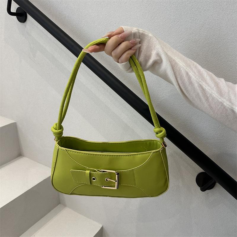 Stylish simple high texture armpit bag 2025 autumn new popular shoulder bag trend Internet celebrity niche women's bag tide