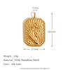 MamacitaSlay diy Vintage Rose Butterfly Polar Star Moon stainless steel charms 18K Gold Plated  charms for jewelry making
