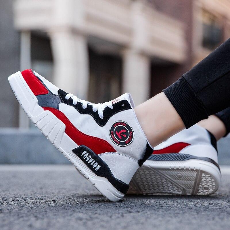 Мужские кроссовки из искусственной кожи — фото 6