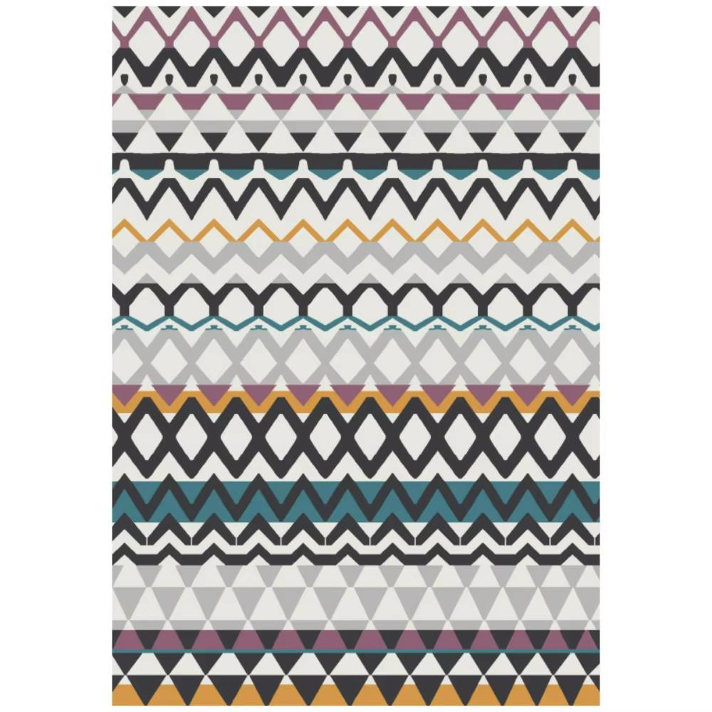 Nordic Moroccan Striped Theme Carpet Modern Geometric Rug for Living Room Bedroom Decor Kitchen Floor Mat Home Easter Gift