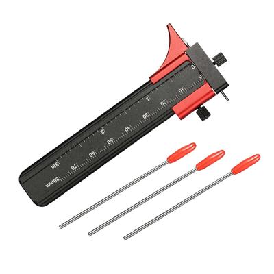 La punta de acero de tungsteno para trazar paralelas es una herramienta de regla roscada, regla de trazar y aguja para construcción de modelos Gundam.