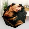 1pc Lord of the Rings Return of the King Automatic Folding Umbrella - Compact 8-Rib Design, Durable Plastic & Iron1144L