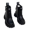Thick-soled Non-slip Thick-heeled Martin Boots Women's 2025 Autumn and Winter New Warm Snow Boots Piled and Thickened Large Cotton Boots