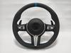 New Steering Wheel For Series E87 E83 E90 E91 E92 E84 E84 E70 E71 Upgrade Steering Wheel With Half Alcantara Suede.