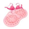Silicone Bra Washing Bag Anti Deformation Underwear Laundry Bag for Washing Delicates Pink