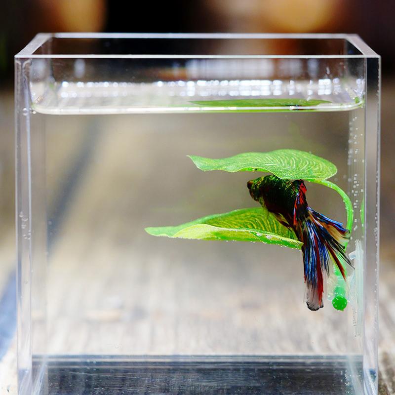 Artificial Aquatic Plant Aquarium Landscaping, Artificial Betta Fish Leaves, Resting Leaves, Spawning Leaves