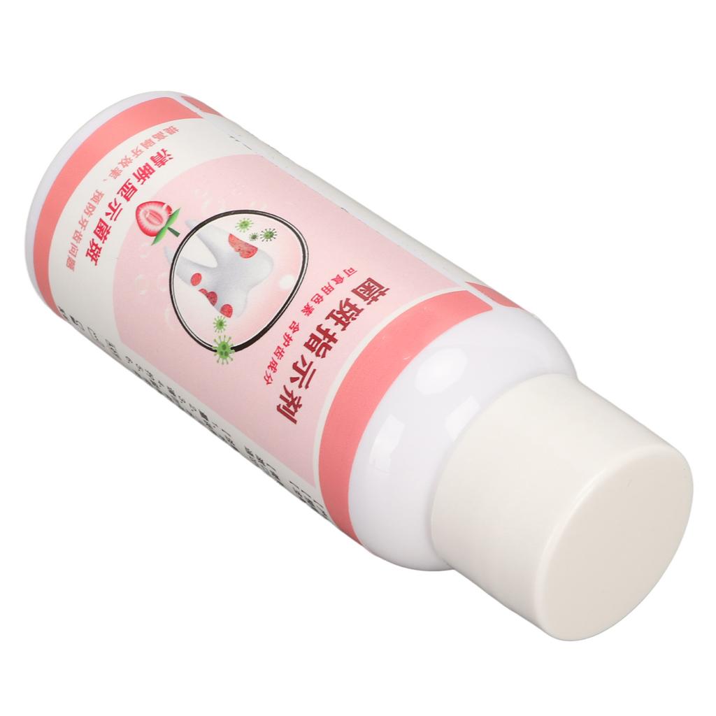 Plaque-Anfärbemittel Oraler Zahnstein-Test Untersuchung Dentalplaque-Indikator Flüssigkeit mit Messbecher 60ml