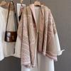 Winter Warm Cashmere Horsehead Animal Printing Scarf For Women Luxury Print Pashmina Shawl Wrap Neckerchief Scarves