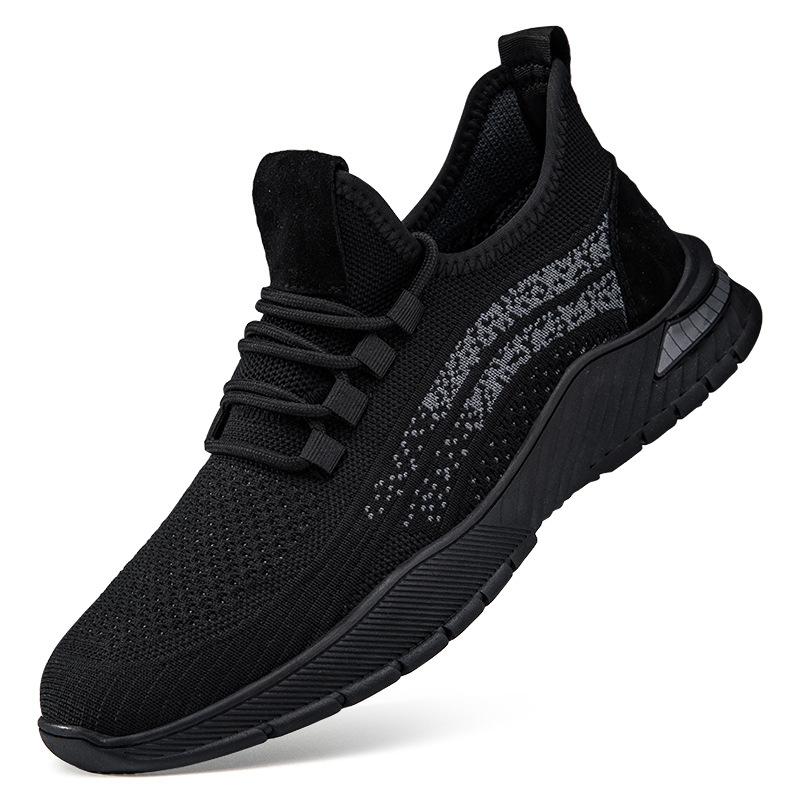 Men's Shoes Men's Breathable Fly-woven Mesh Shoes Thin Sports and Leisure Shoes Lightweight Hollow Mesh Shoes Running Shoes