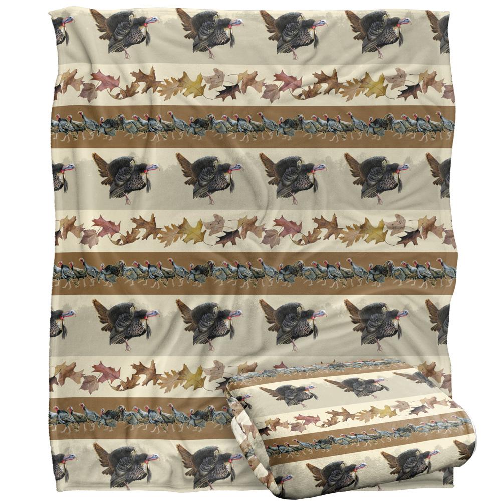 JQ Licensing Silky Autumn Leaf Supersoft Blanket