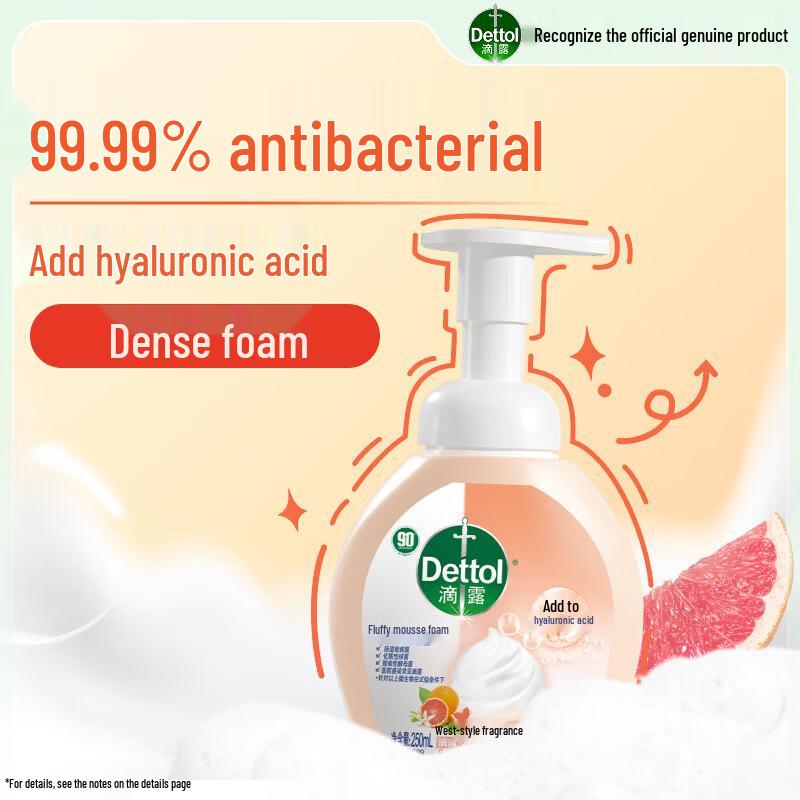 

Dettol Moisturizing Foaming Hand Soap