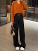Plus Size Women's High Waist Wide Leg Jeans - Slimming Fit, Fall 2024 Collection