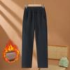 High Quality Woolen Straight Trousers Women Autumn Winter Oversize High Waist Pants Fleece Thicken Warm Casual Pants Female