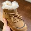 Winter new plush and thick warm children's snow boots
